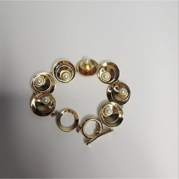 KATE SPADE NEW YORK  Gold Tone Bracelet Multi Size Adjustable - Picture 4 of 5